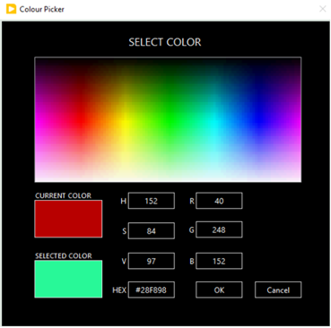 Custom color picker